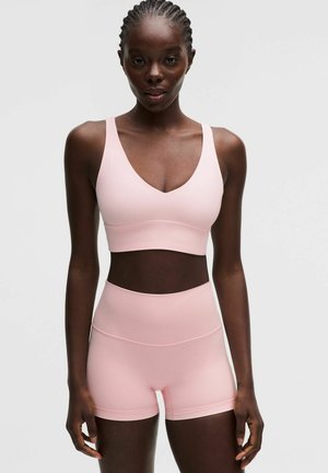 lululemon, FOCUSER™ V-NECK A/B CUP - Urheiluliivit: keskitason tuki - pink pearl