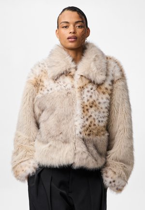 Pieces PC FLUFFY  - Vinterjacka - beige