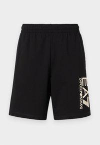 Tracksuit bottoms - black/beige
