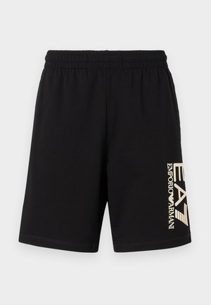 EA7 Emporio Armani, Pantaloni sportivi - black/beige