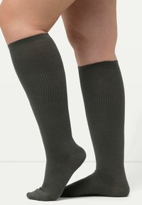 Ulla Popken COMPRESSIE - Calzettoni - dark gray