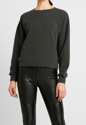 Sweatshirt - mottled dark grey