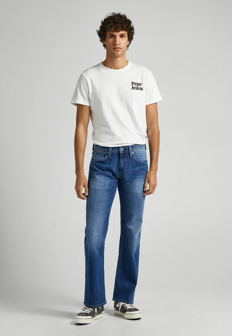 Pepe Jeans Straight leg jeans blauw denim/bluedenim Pepe Jeans Straight leg jeans blauw denim/bluedenim