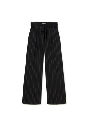 RAYAS CON PINZAS - Pantalones - gris oscuro