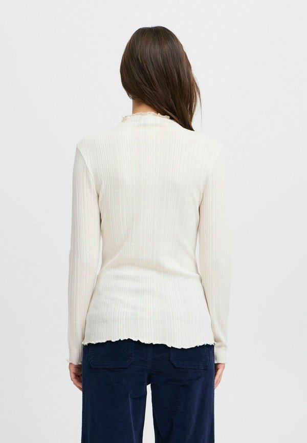 BYSMIRNA - Long sleeved top - marshmallow melange3