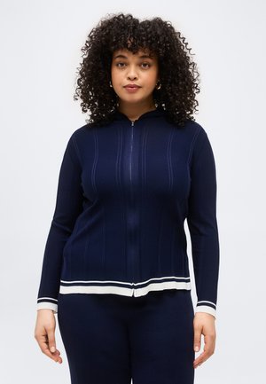 Persona by Marina Rinaldi Kardigan - blu notte/white