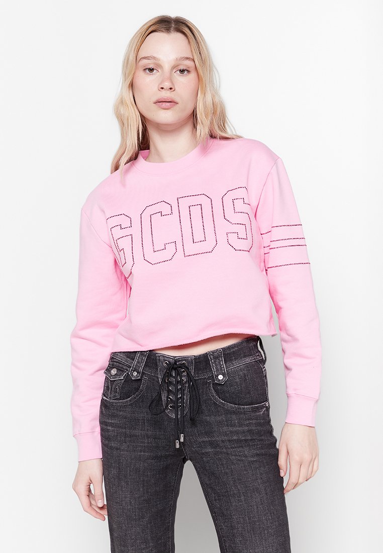 GCDS Sweater donkerroze