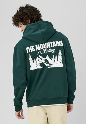 IMPRIMÉ DEVANT/DOS - Sweat à capuche - vert