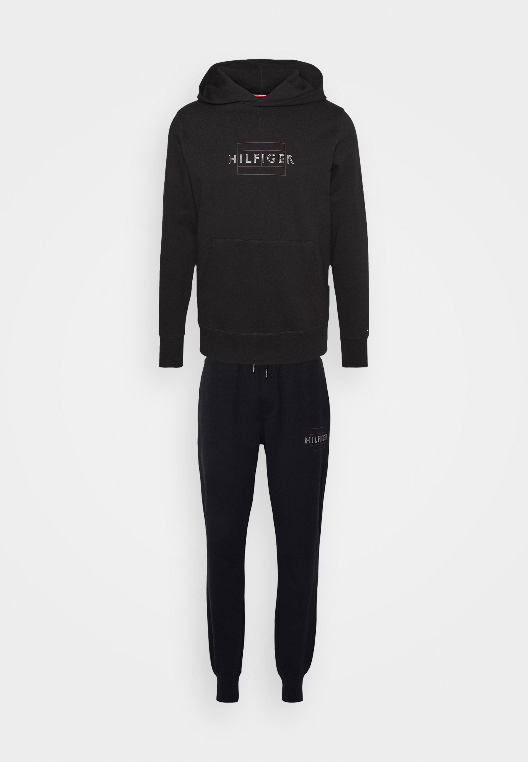 Mens black tommy hilfiger tracksuit Clearance
