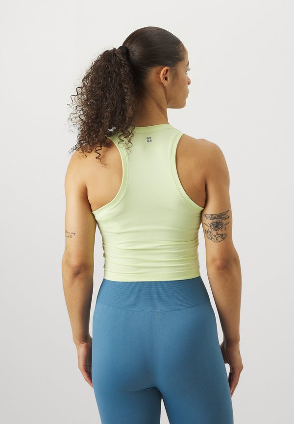 ATHLETE CROP SEAMLESS WORKOUT TANK - Top3