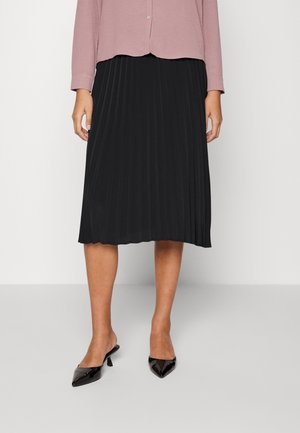 PLISSE SKIRT - A-line skjørt - black