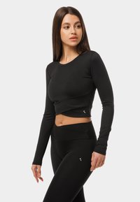 Carpatree CROSSOVER - Langærmet T-shirt - black