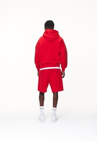Pegador LOGO BOXY HOODIE - Felpa - washed red/white gum