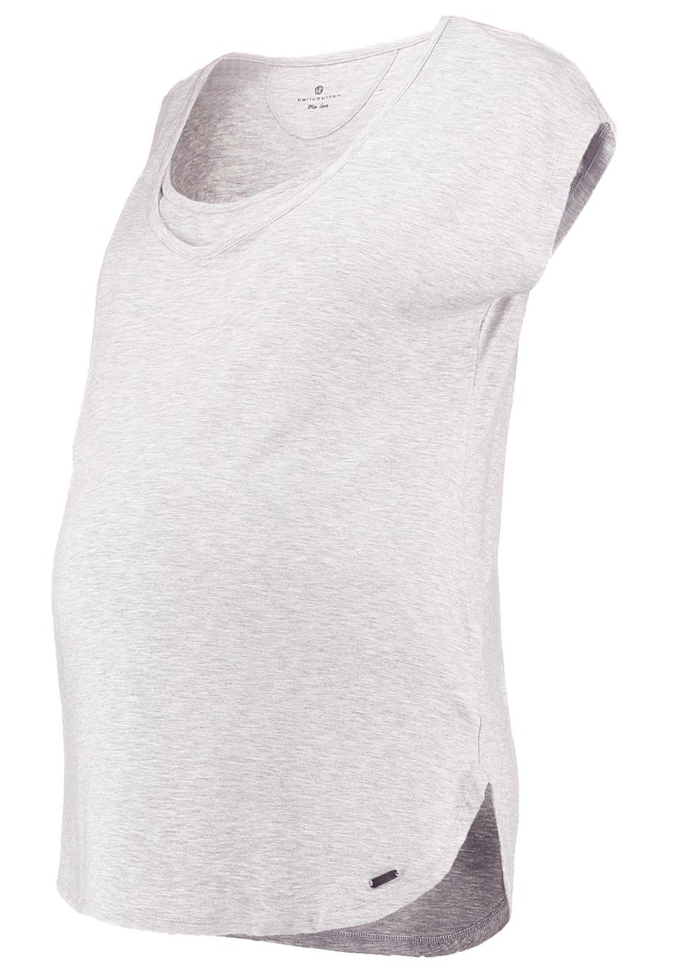 bellybutton T-shirt basic grijs gemêleerd