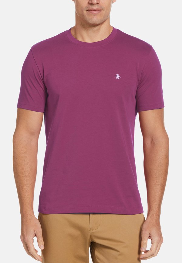 EMBROIDERED LOGO - T-Shirt basic - vivid viola