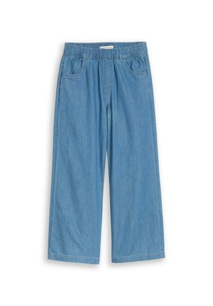 WIDE LEG - Relaxed fit jeans - mid stone bright blue denim