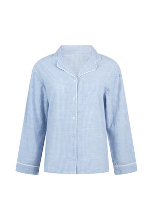 Hunkemöller STRIPE - Pyjama top - blue