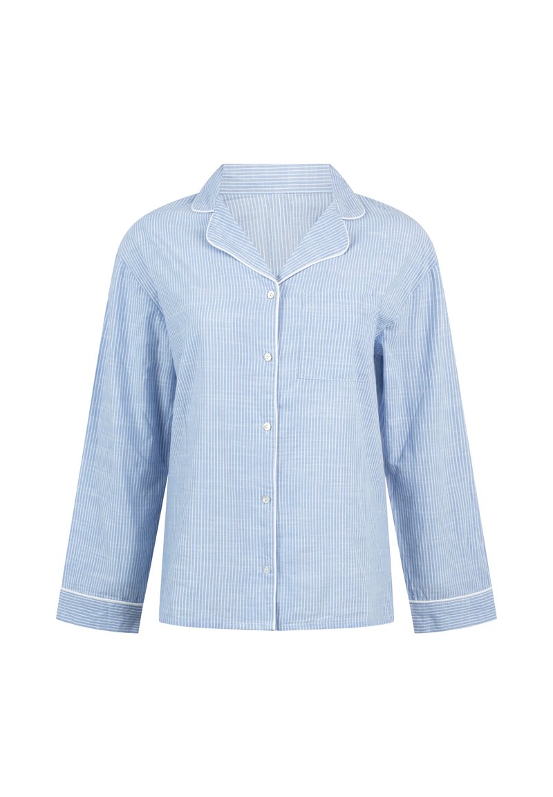 Hunkemöller Pyjamashirt lichtblauw Hunkemöller Pyjamashirt lichtblauw