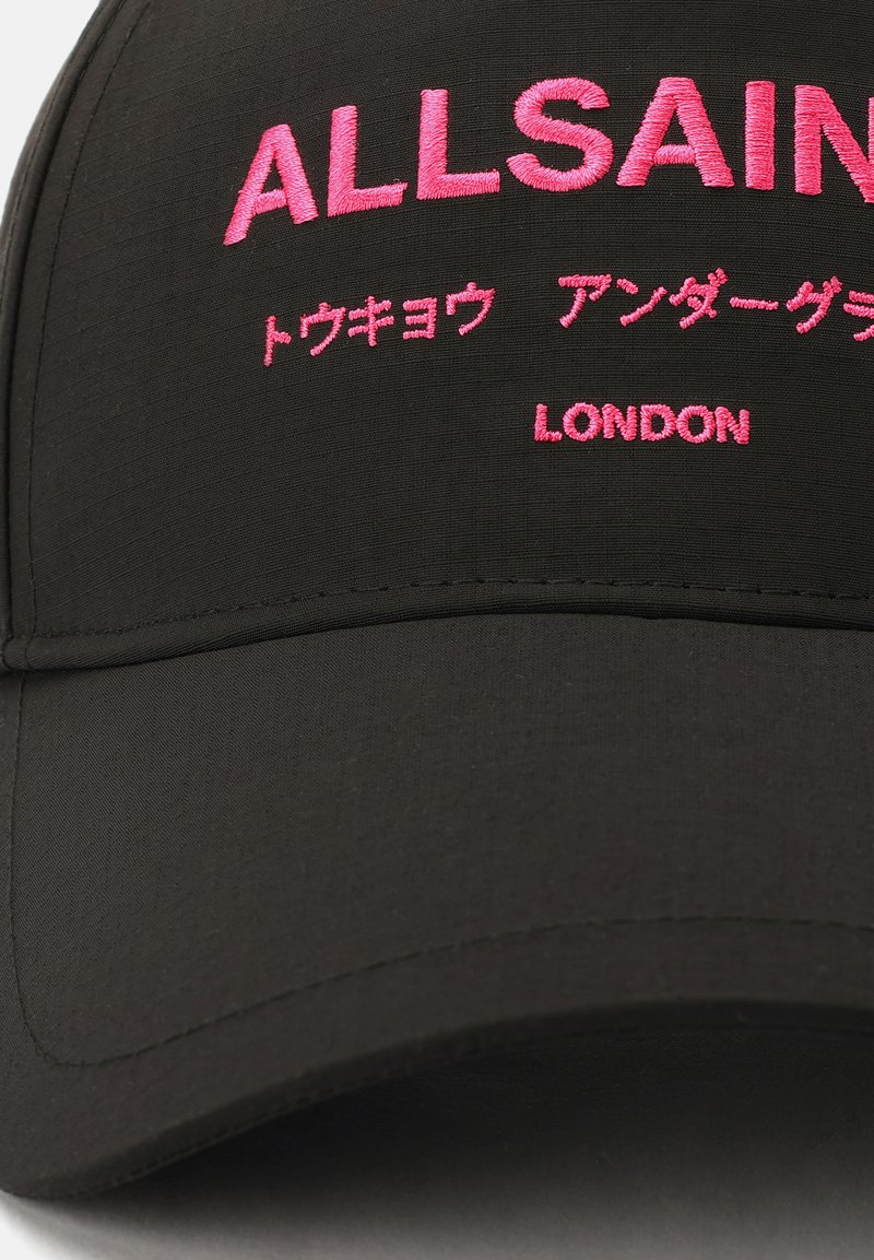 Gorra De Béisbol AllSaints Para Mujer - Algodón Lavado, Ajuste Único, Logotipo Subterráneo