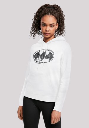 F4NT4STIC DC COMICS BATMAN SUPERHELD SKETCH - Felpa con cappuccio - white