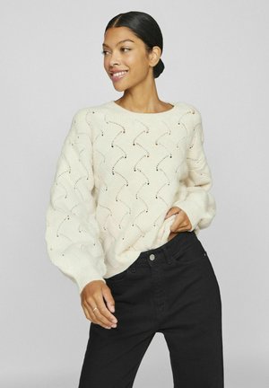VILA RUNDHALS - Jumper - birch