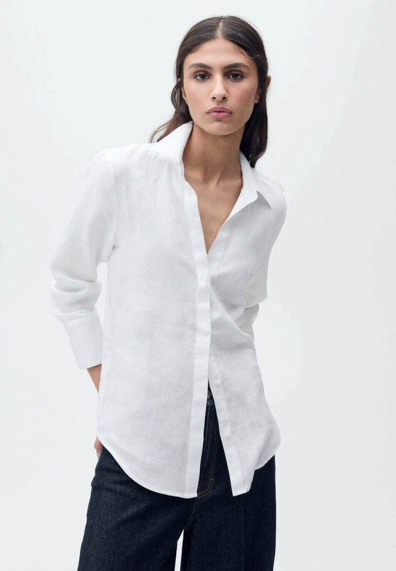 Mango - SAMARA - Overhemdblouse - white, Vergroten