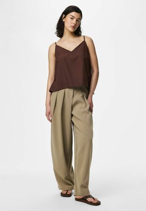 Pieces TRÄGERTOP PCPIPPA - Top - chicory coffee