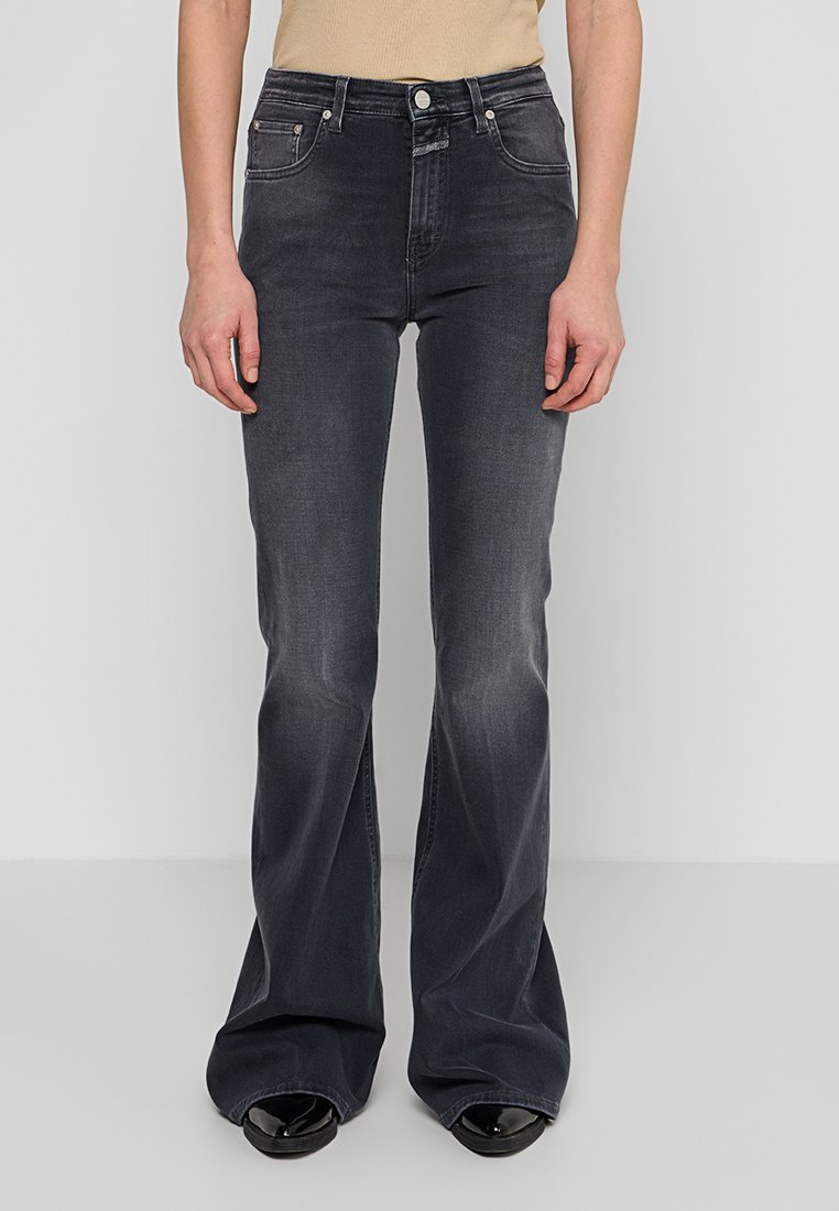 closed Flared Jeans donkergrijs