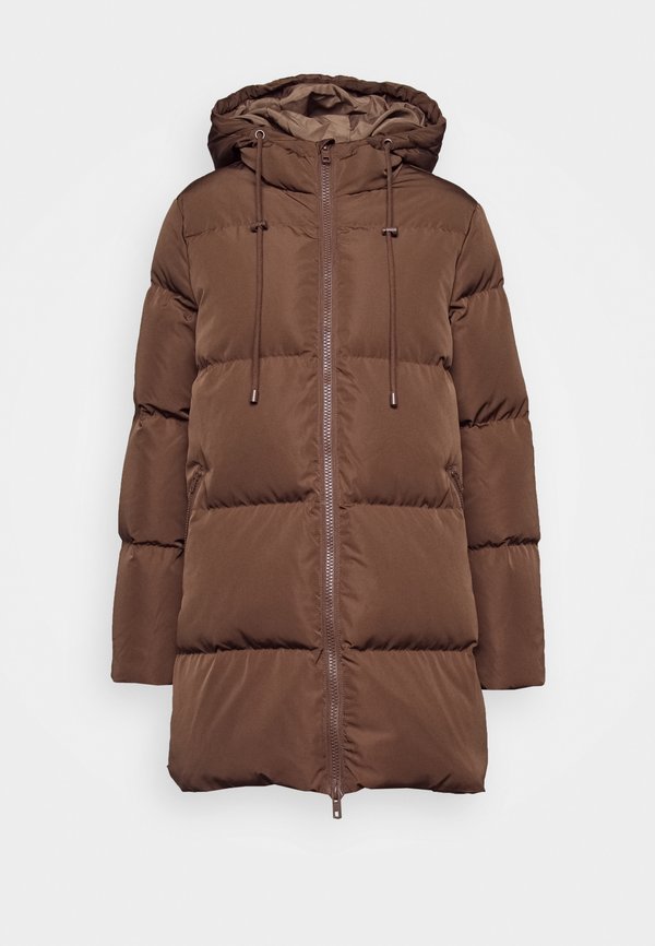 OBJLOUISE NEW DOWN JACKET - Down coat - dark earth2