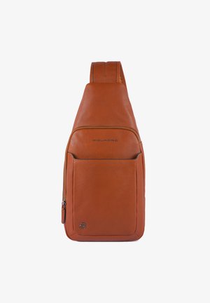 BLACK SQUARE - Across body bag - orange