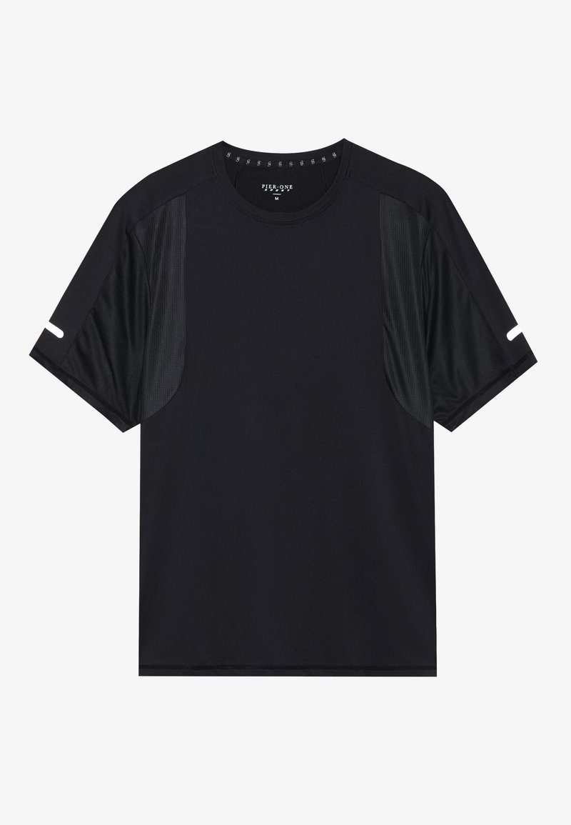 Pier One Sport Sport T-shirt zwart Pier One Sport Sport T-shirt zwart