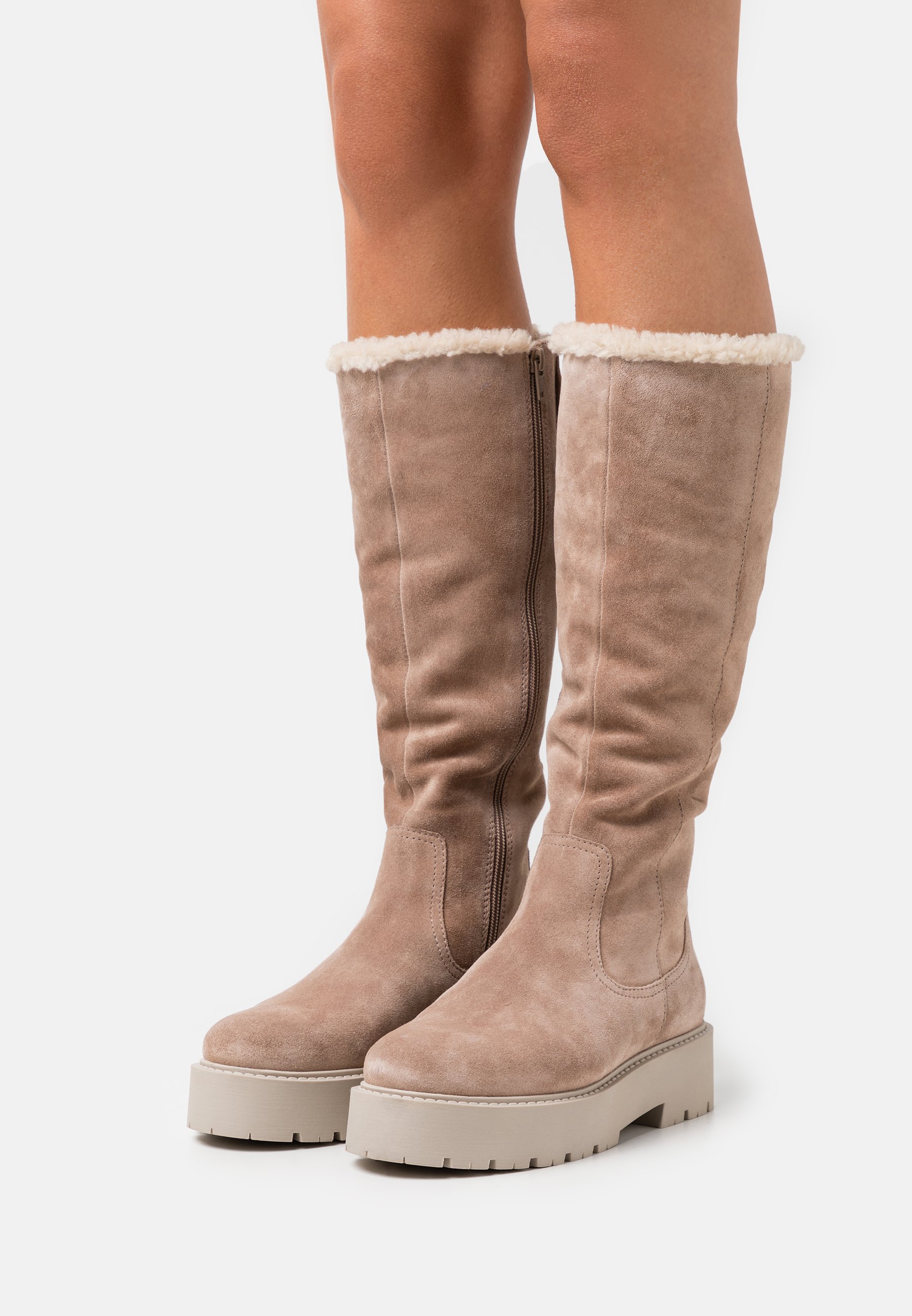 Anna Field LEATHER - Botas para la nieve - beige - Zalando.es