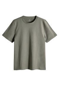 THE SET REGULAR FIT - 7 PACK REGULAR SHORT SLEEVE - T-paita - black burgundy dark khaki light green