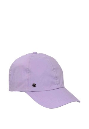 Light purple baseball cap with a curved brim and a small round logo on the side, displayed on a white background.