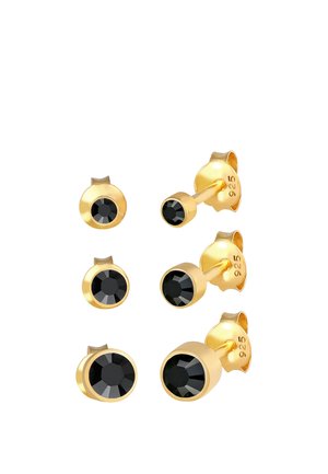 3 PACK BASIC - Øreringe - gold-coloured