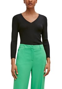 comma Strickpullover - schwarz
