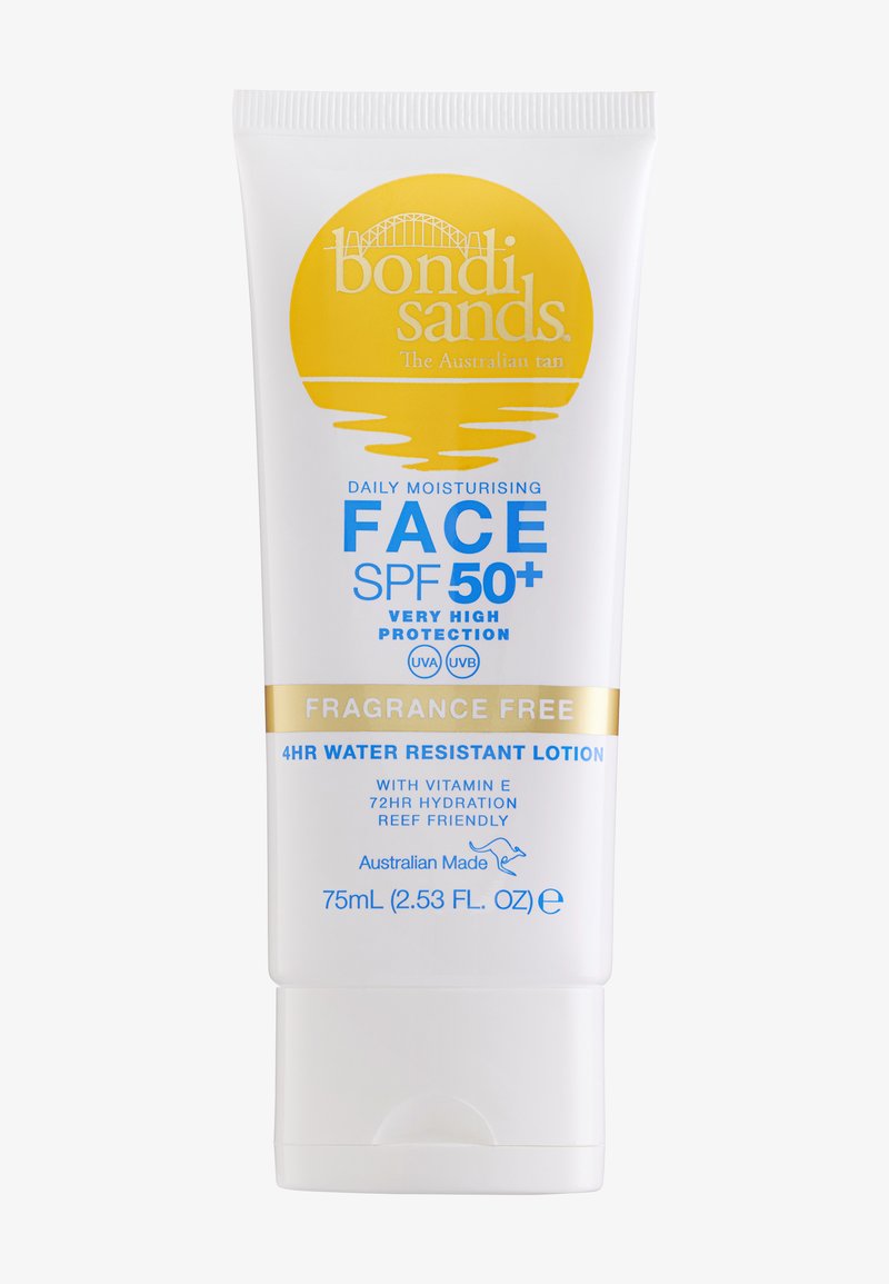 Bondi Sands BONDI SANDS SUNSCREEN LOTION SPF50+ - FRAGRANCE FREE FACE - Protection solaire - white