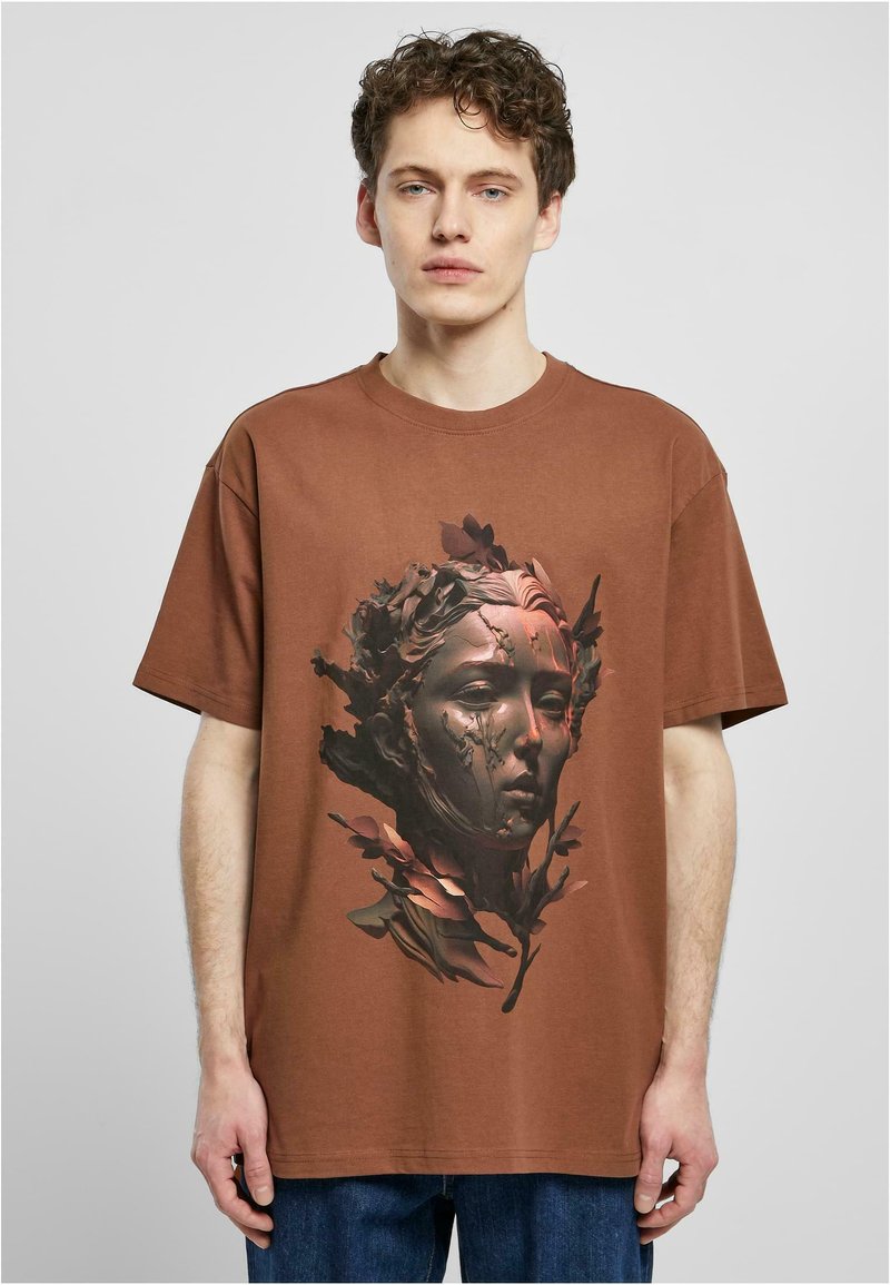 Faces UNISEX OVERGROWN HEAVY OVERSIZED TEE Triko s potiskem