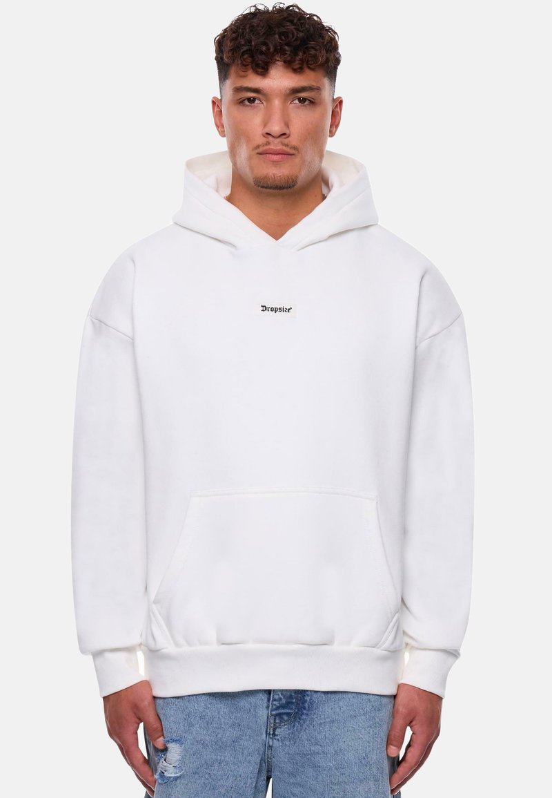 Dropsize - HEAVY MIDDLE PATCH  - Hoodie - creamwhite, Enlarge