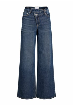 JJXX, WIDE-FIT JEANS JXTOKYO CATIE WIDE HW R379 DNM - Wide leg - dark blue denim