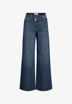 JJXX, WIDE-FIT JEANS JXTOKYO CATIE WIDE HW R379 DNM - Wide leg - dark blue denim