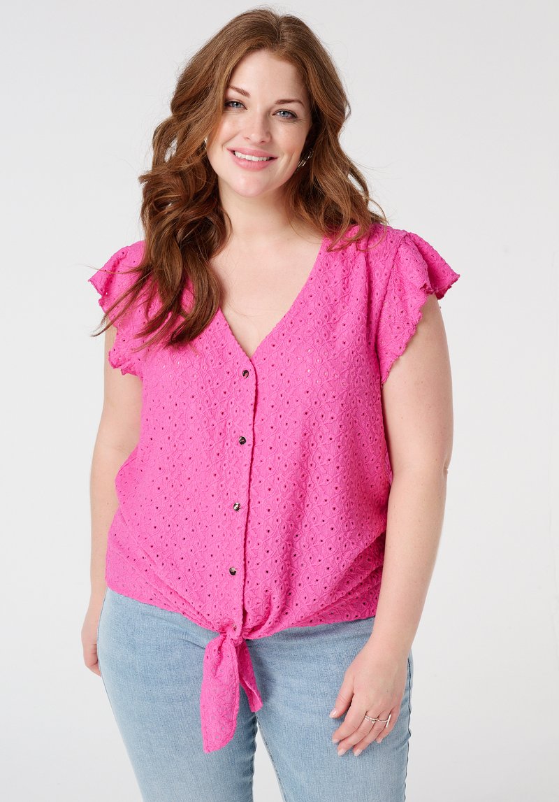 MS Mode Blouse - bright pink