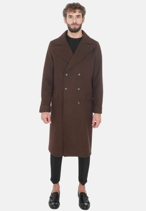 DOPPIOPETTO - Cappotto classico - dark brown