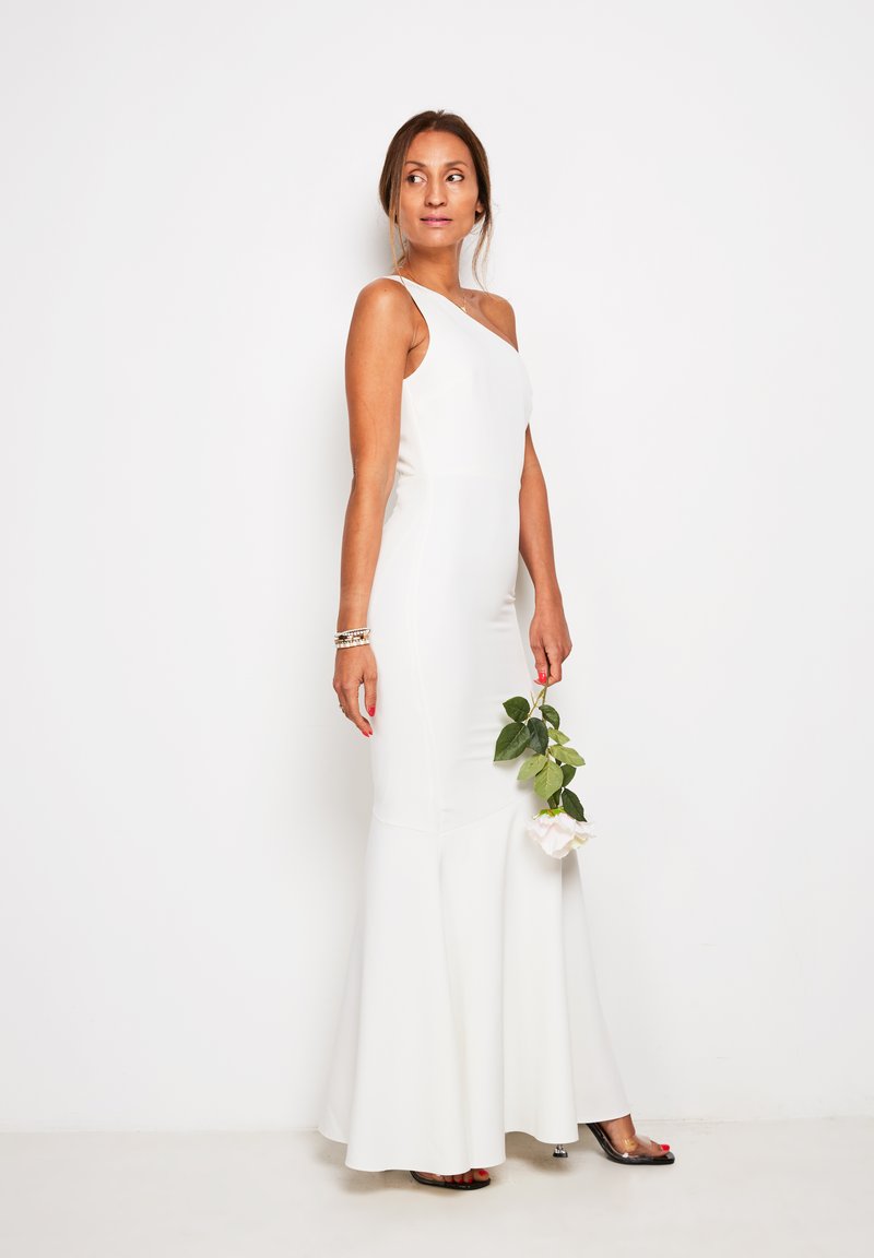 Damen Freizeitkleider | True Violet Black Label ONE SHOULDER Cocktailkleid/festliches Kleid off-white/offwhite - UW44133 Damen Freizeitkleider | True Violet Black Label ONE SHOULDER Cocktailkleid/festliches Kleid off-white/offwhite - UW44133