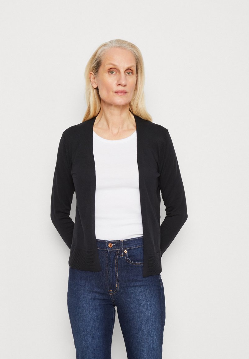 Esprit OPEN CARDIGAN Vest black/zwart Zalando.nl