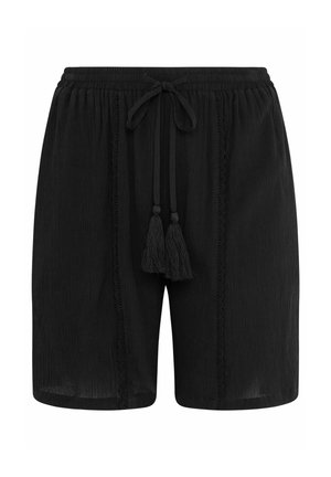 Yours Clothing, WOMEN'S CASUAL SHORTS - Shorts - black