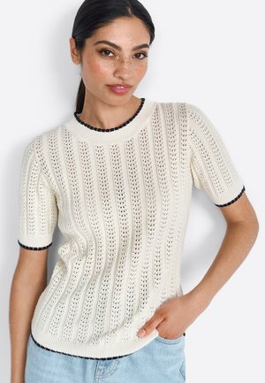 T-shirt print - pearl white