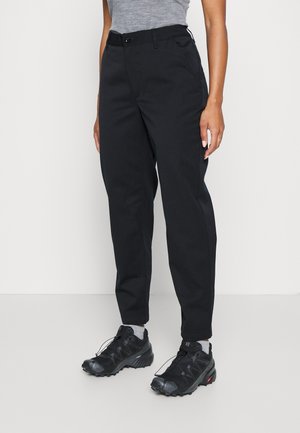 MERINO BERLIN PANTS OUTDOOR TROUSERS BLACK - Ulkohousut - BLACK