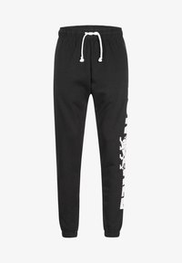 Lonsdale NORMALE PASSFORM HAVANT - Trainingsbroek - black white/zwart Lonsdale NORMALE PASSFORM HAVANT - Trainingsbroek - black white/zwart