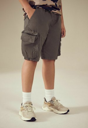 REGULAR FIT - BAGGY POCKET  - Pantalon cargo - charcoal grey